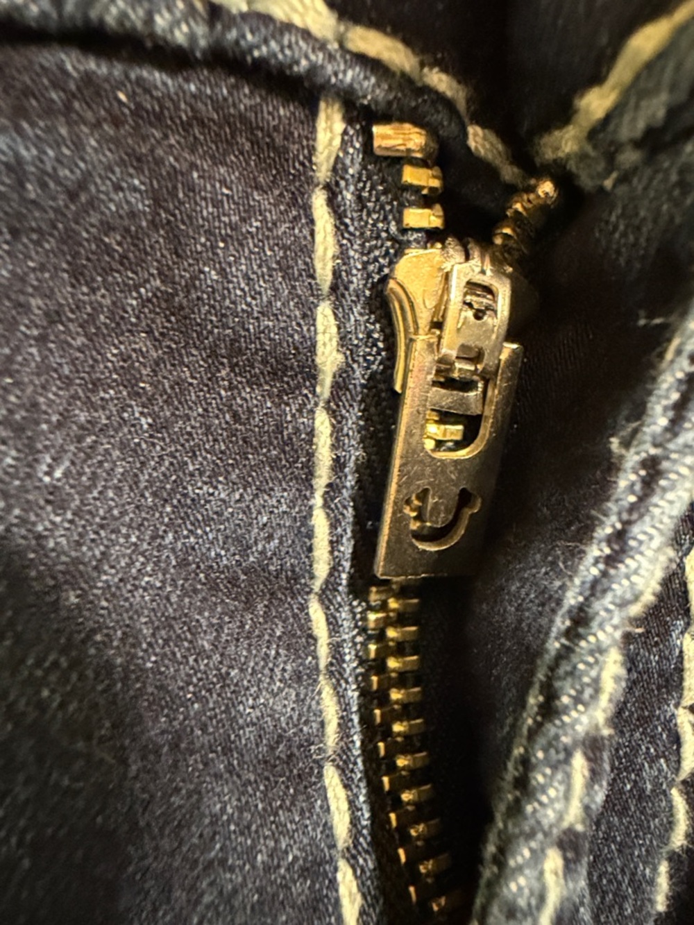 True Religion Halle High Rise Skinny Jeans Dark Wash Flap Pocket Big T 26 - Picture 12 of 16